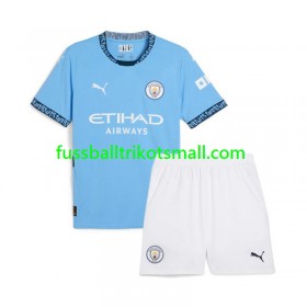 Fußballtrikots Manchester City Kinder 2024-2025 Kurzarm Heimtrikotsatz kaufen